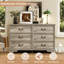 Commode 6 tiroirs 47 po