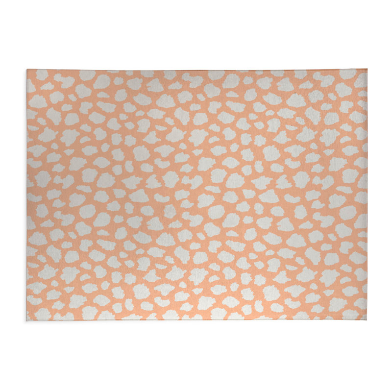 Animal Splat Activity Mat, Peach/Orange, Rectangle 2' x 3'