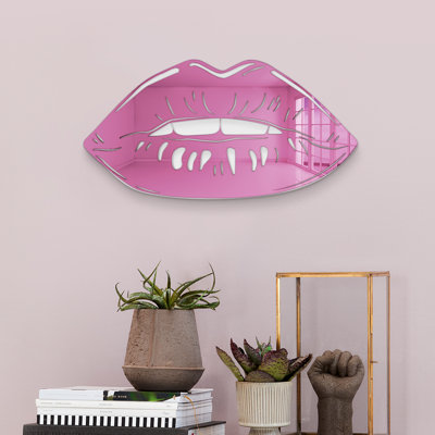 Lips Silhouette Wall Decor
