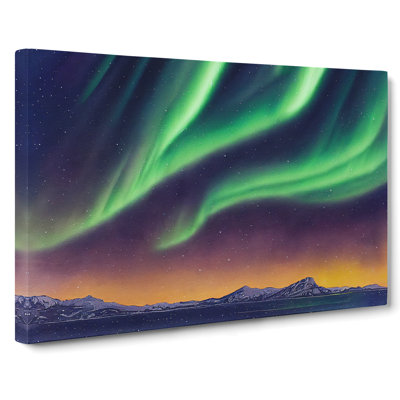 Northern Lights Watercolour Vol.4 - Wrapped Canvas