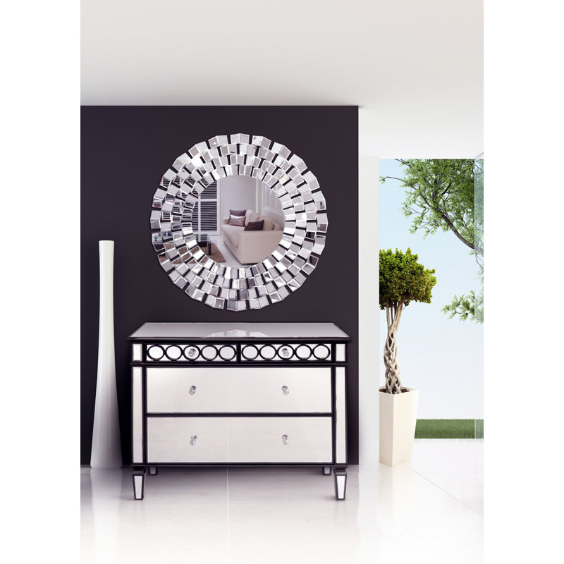 Cherain Glass Flat Wall Mirror