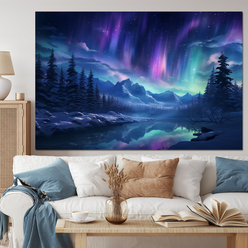 Northern Lights I - aurore boréale, art mural