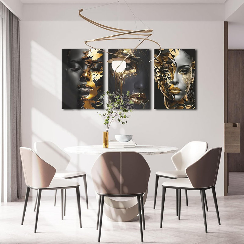 3 Piece Wrapped Canvas Print