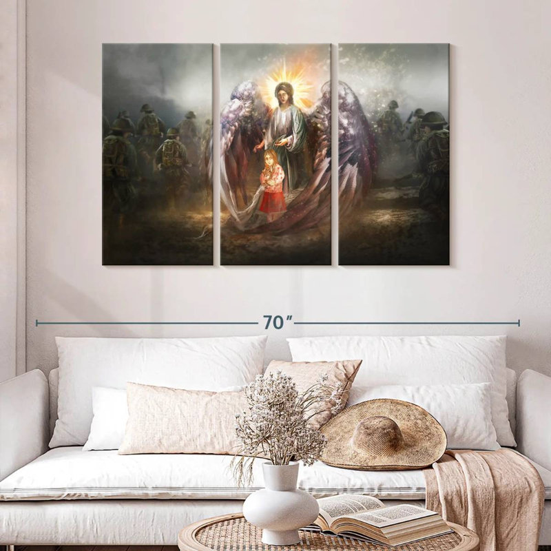 Leisha The Angel, 32" H x 50" W