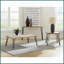 Bois d'acacia & amp; Table basse Iron Live Edge - peu encombrante et polyvalente pour les petits salons