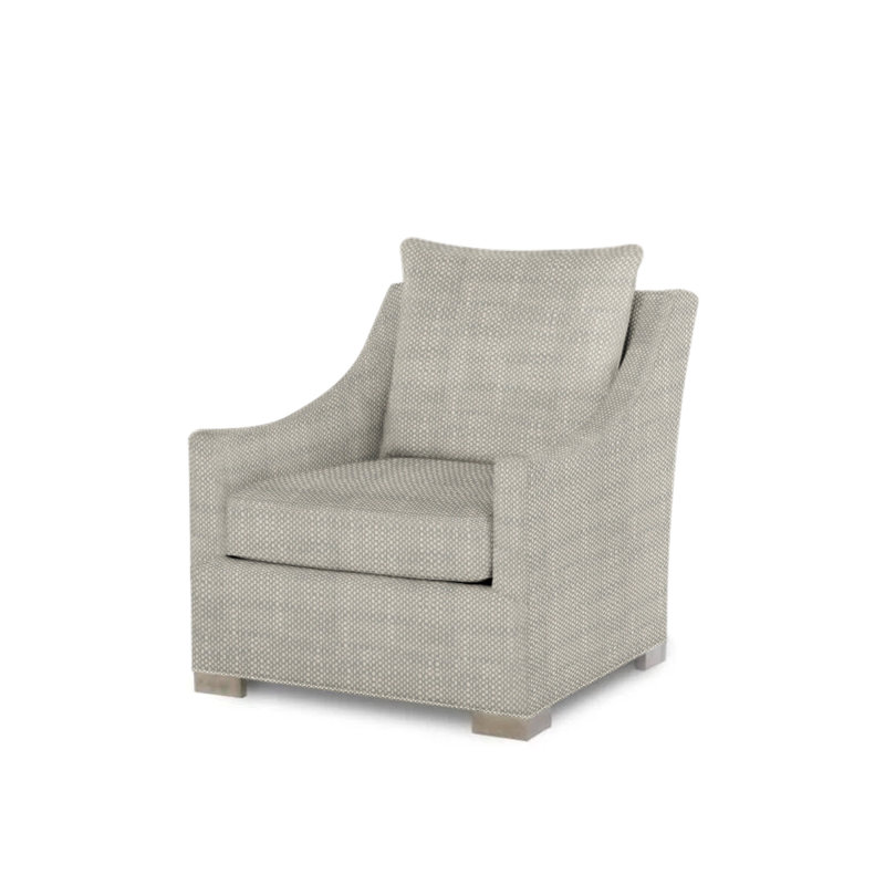 Willem Outdoor Lounge Chair, Gray Polyester 71617L82