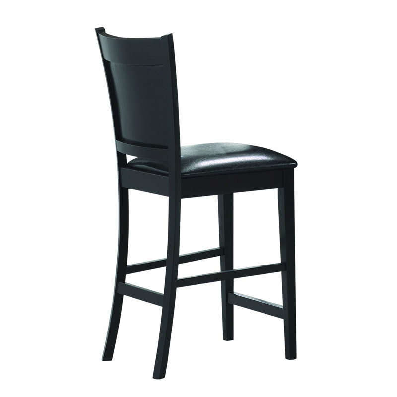 Carnuel Upholstered Faux Leather Counter Stool