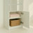 Elise Modular Wood Closet System With Mirror In White