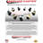 Hooded Grip Ring Ball Caster with Brake