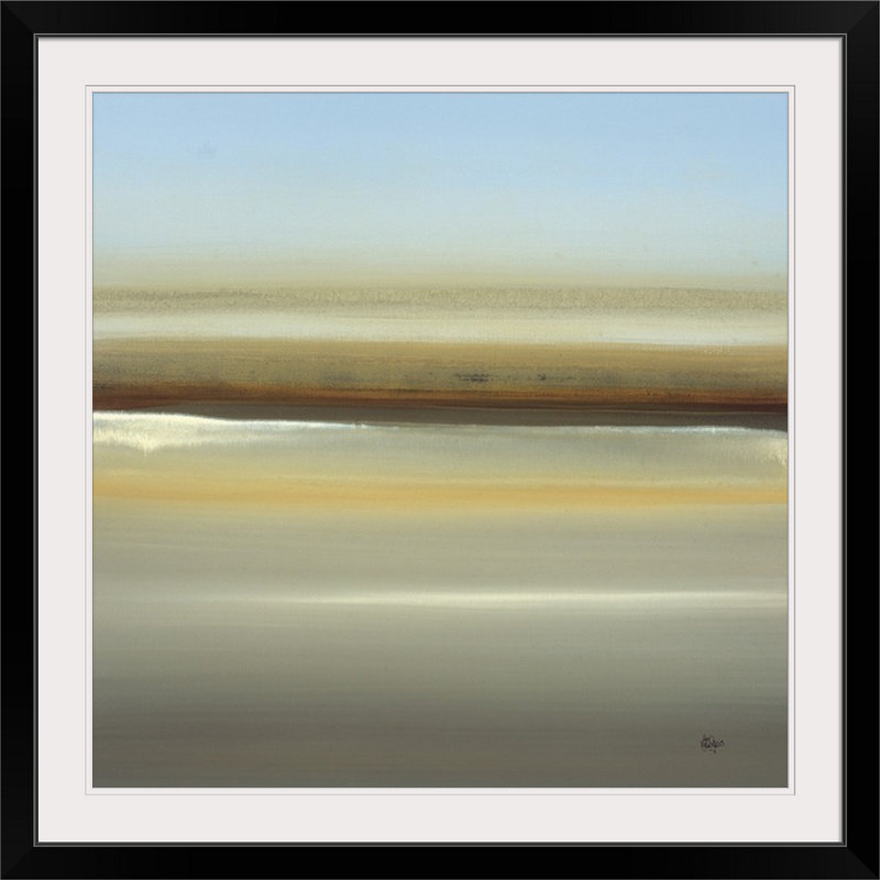 « i » par lisa stries, reproduction d’art Contemporary Moments, Cadre noir, H 38 po x l 38 po x P 1 po