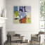 Outside the Grid' Framed Print on Canvas