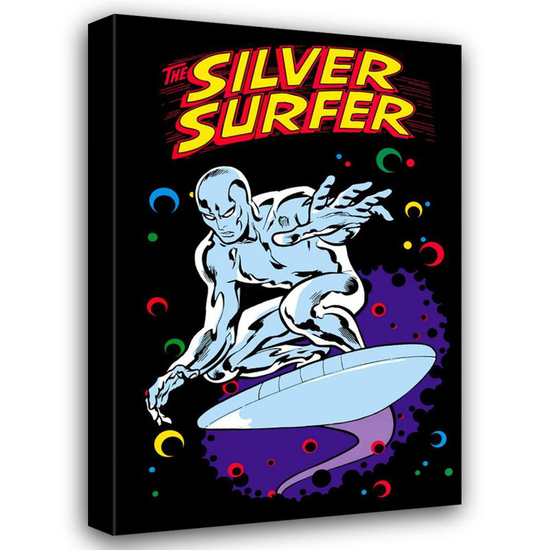 The Silver Surfer (rétro), H 18 po x l 12 po