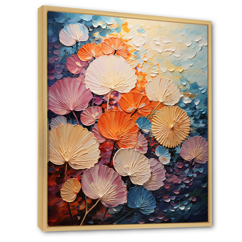 Coastal Harmony Dreamscape sur toile, H 20 po x l 12 po x P 1 po, Cadre naturel flottant