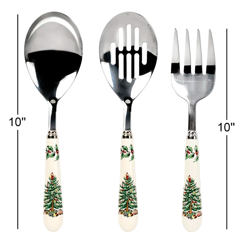 Spode Christmas Tree 3-Pc Cutlery St