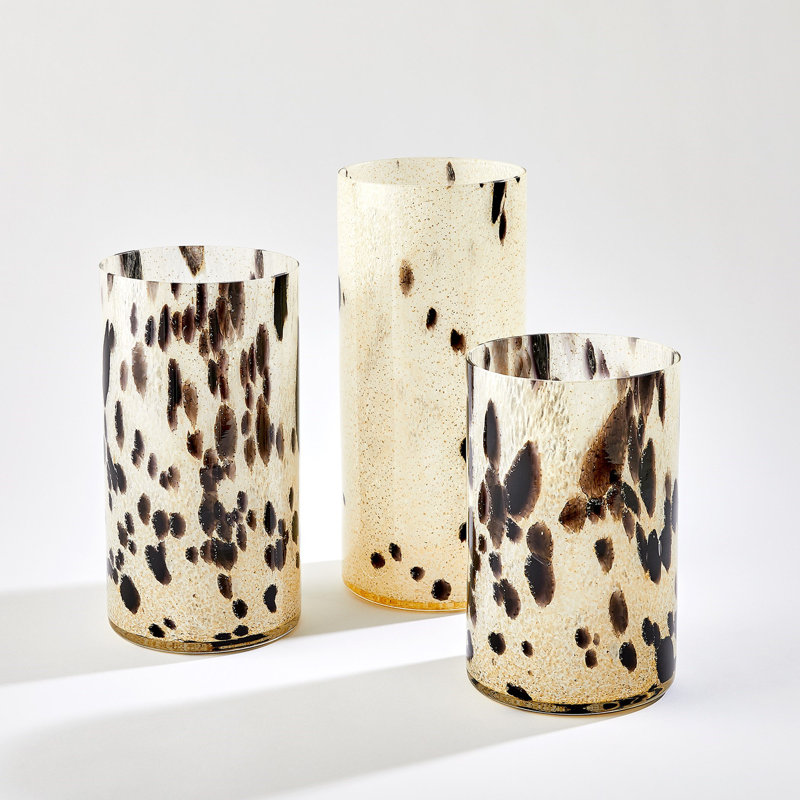 Calico Vase-Sm, H 16,5 po x l 5,75 po x P 5,75 po
