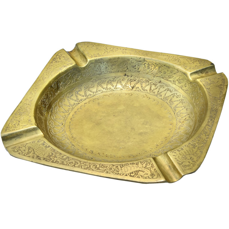 The Moroccan Room Brass Ashtray