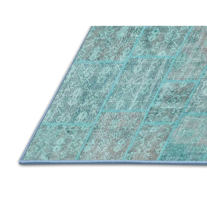 Patchwork Indoor Rug, Rectangle 5' x 8'