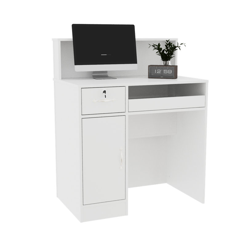 Rectangle Manufactured Wood Reception Desk