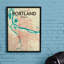 Portland 1 Piece Wall Art-154945801