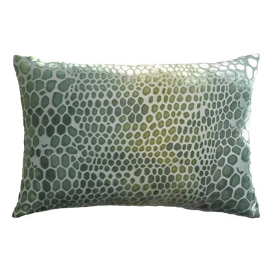 Snakeskin Square Velvet Pillow Cover & Insert