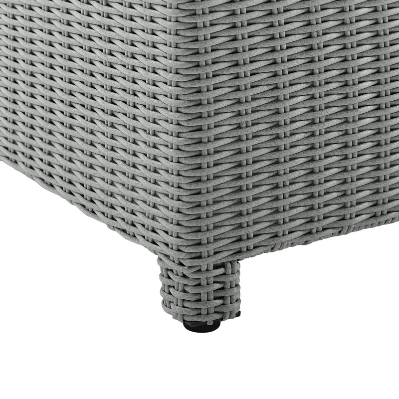 - Person Patio Conversation Set with Sunbrella® Cushions, Gray, Gray