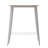 Gwennette 31.5" Square Commercial Poly Bar Top Restaurant Table with Steel Frame-2130247245