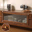 Meuble télé minimaliste en bois massif