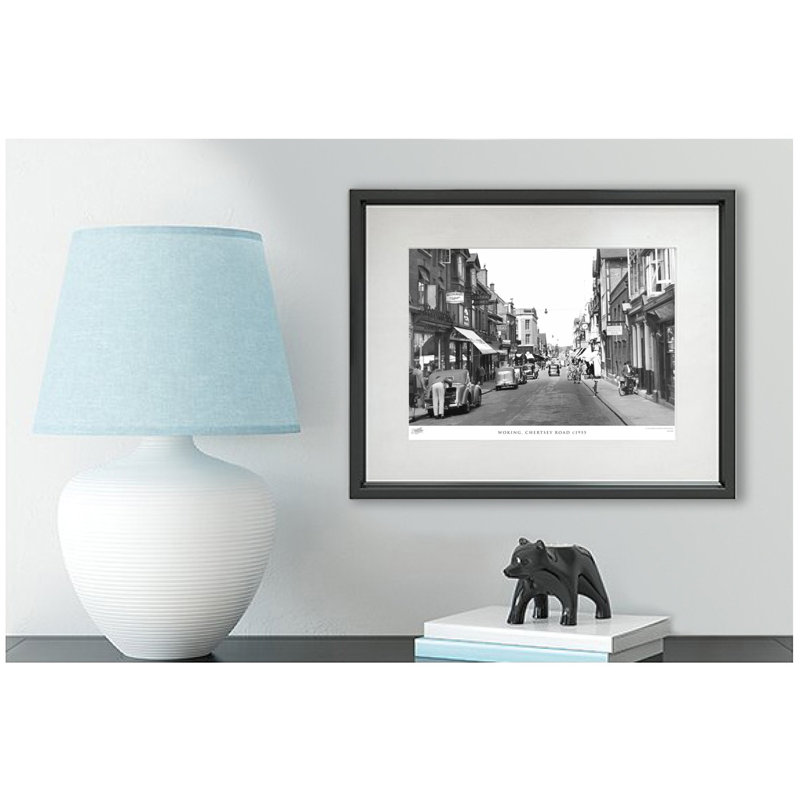 Woking, Chertsey Road C1955 by Francis Frith - Single Picture Frame Print, 60cm H x 80cm W x 2.3cm D