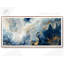 Géode abstraite, reproduction d'art sur toile, décor de marbre doré et bleu-99378862-99378865