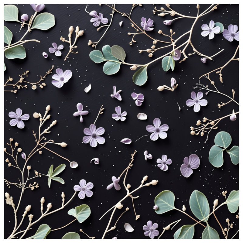 Coussin Floral, 20 x 20 inches