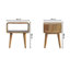 Oliveira 45cm W Solid Wood Bedside Table