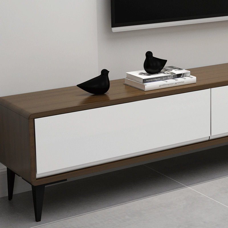 Meuble télé nordique moderne et minimaliste, 15,74 po H x 55,11 po L x 11,81 po l