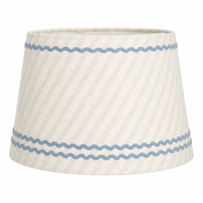 Abat-jour tambour en coton H 10 po x l 11 po Polina