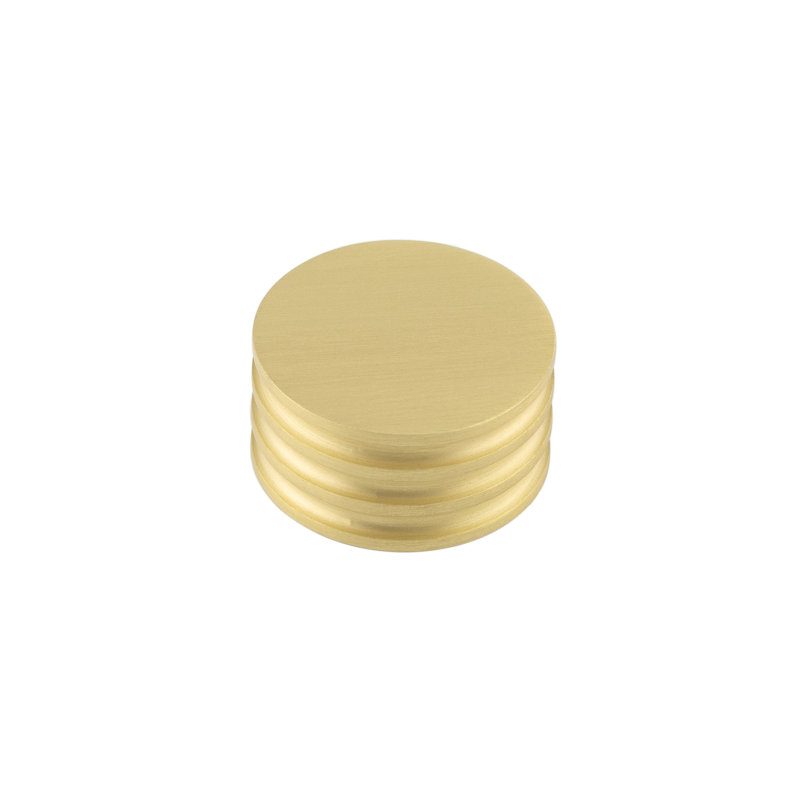 Hoxton 40mm Diameter Round Knob, Satin Brass