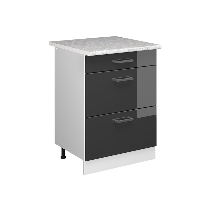 Lachrisha Module 257 + front noble gray + AP (50), White/Dark Grey