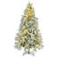 Pre-Lit Spruce Snow Flocked Christmas Tree-1862917080