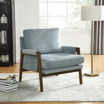 Siège d'appoint bleu - Option de fauteuil confortable et élégante