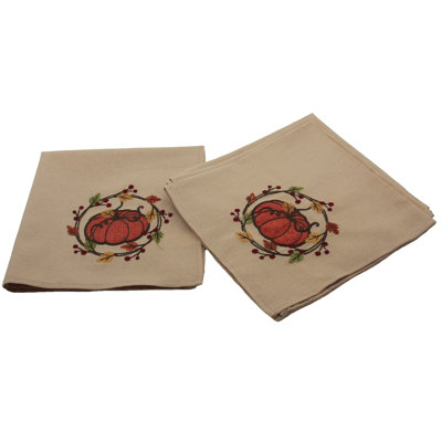 Jute Embroidered Square Napkin