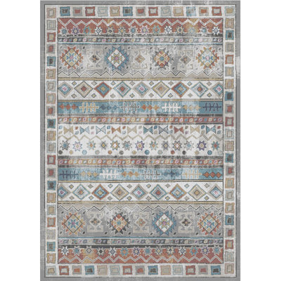 Tapis gris Southwestern