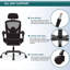 Fauteuil de bureau de bureau avec repose-pieds Oreste-1509755820