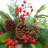 Holiday Centerpiece with Pinecones and Berries
