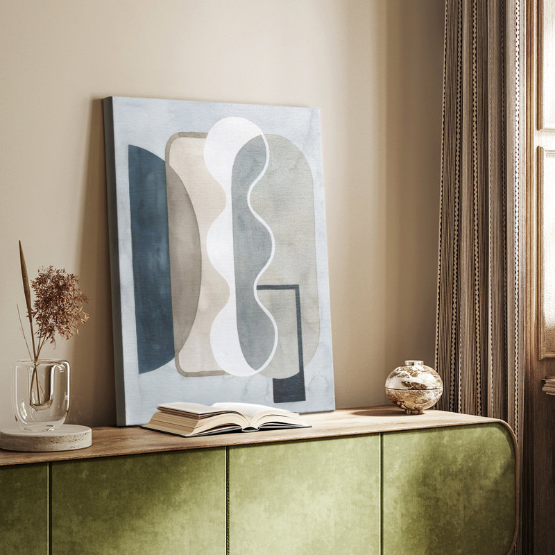 Shapes and Shadows I -Custom Wrapped Gallery Cavas, 36" H x 24" W
