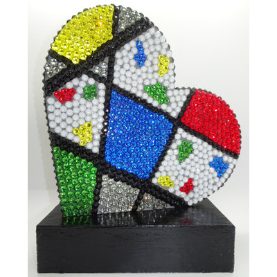 Eddie Bruckner Swarovski Heart