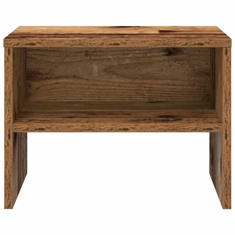 Bedside Cabinet 40 X 40 X 30 Cm Engineered Wood, Old Wood