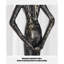 Sculpture moderne moderne abstraite en fonte d'aluminium