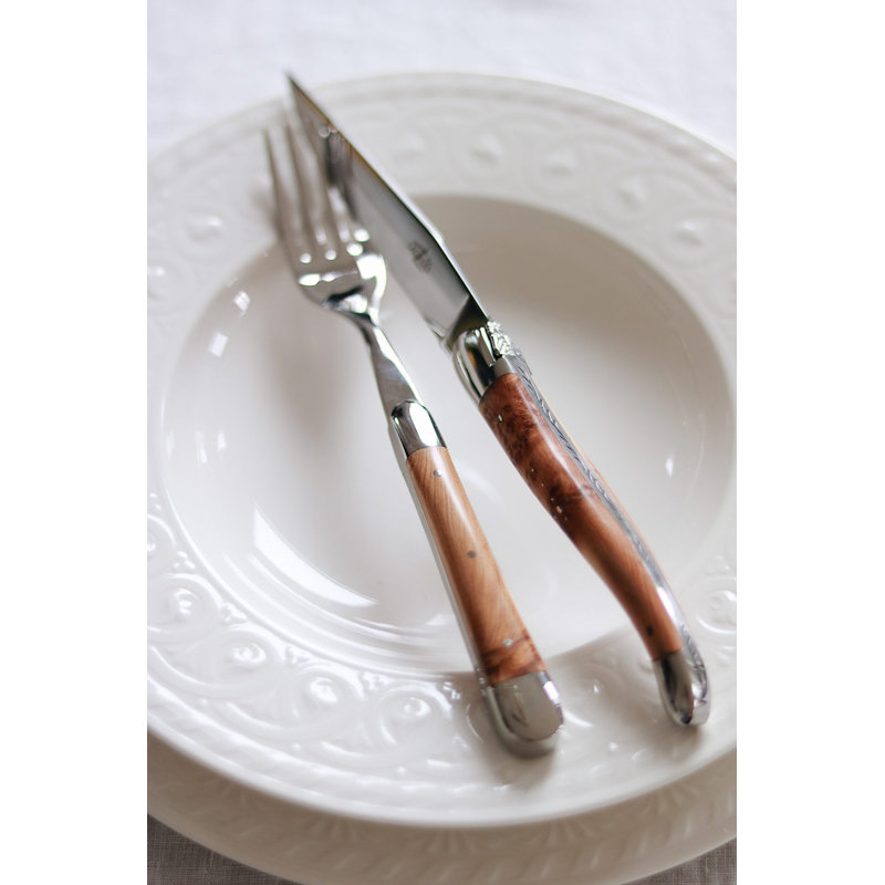 2 - Piece Stainless Steel Steak Knife Set, Thuya