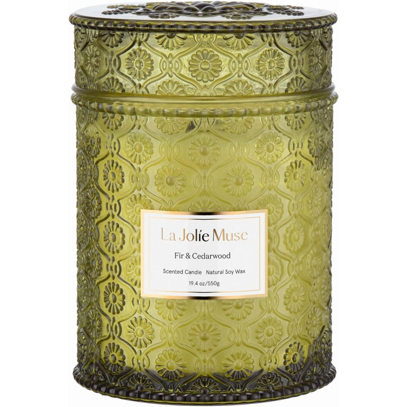 Bougie parfumée sapin et bois de cèdre
