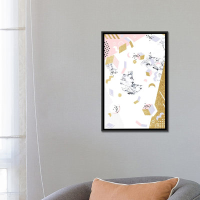 « marble moon abstraction », impression sur toile