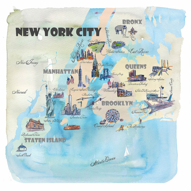 Ensembles de housse de couette DiaNoche en microfibre par Markus Bleichner - New York Touristique 2