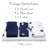 Blue Microfiber Reversible Duvet Cover Set-95285777